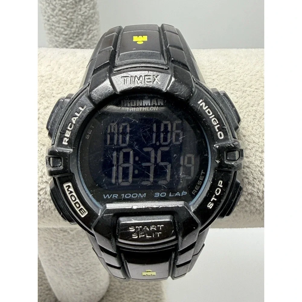 Timex TW5M15900 New Battery Ironman Triathlon Mens Watch 44MM 8